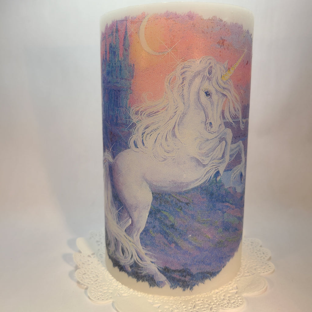 Best and Aromatic Unicorn Spirit Large Candle Hurricane Set